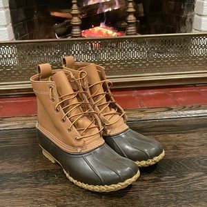 LLBean - Tan/Brown 8 inch Thinsulate Bean Boots; Men’s Size 8